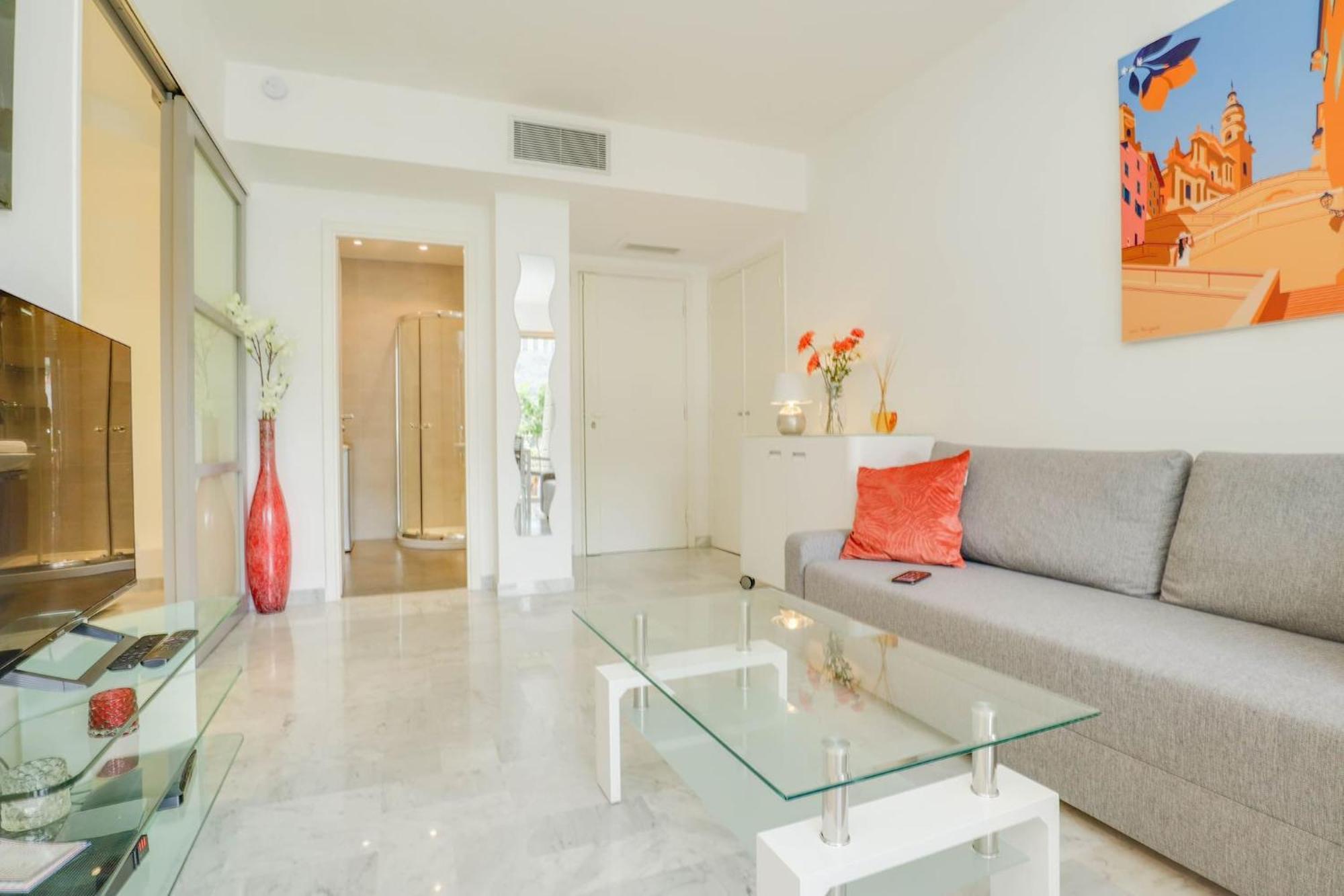 « La Grande Residence » Vue Mer, Piscine Menton Exterior foto